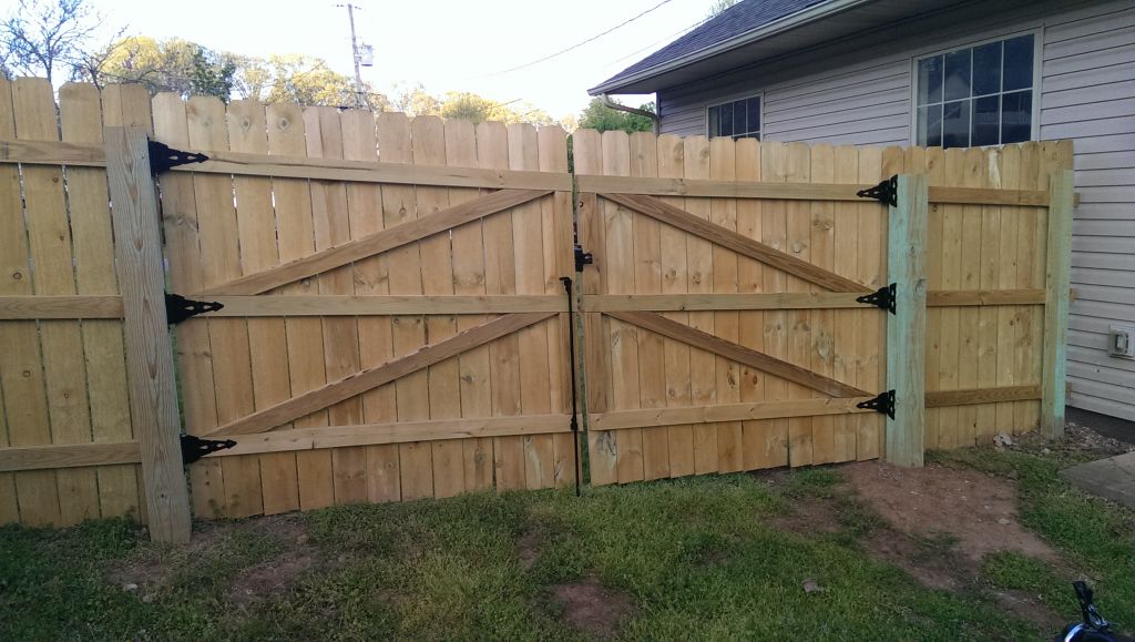 How To Install A Wooden Fence Gate