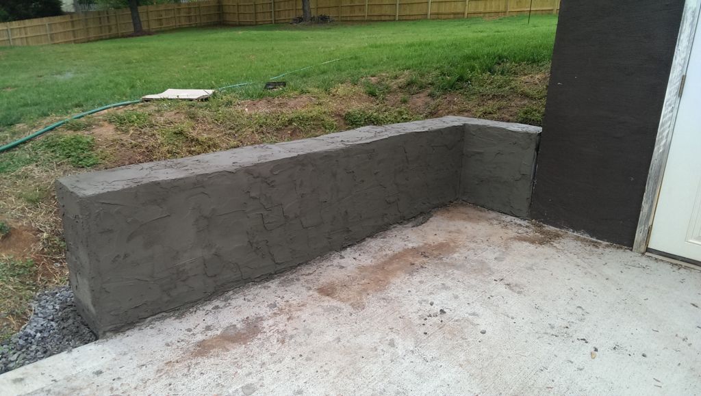 Building A Cinderblock Retaining Wall Did It Myself