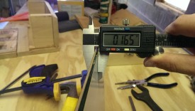 You can use a digital caliper to get glass and backing thickness