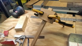Ensuring the handle fits during glue up
