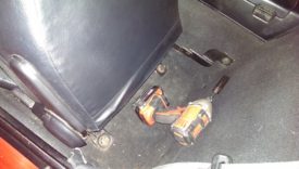 Rear 2 seat bolts plus the seatbelt bolt if necessary, I used an impact driver