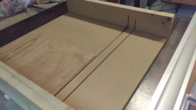 Small crosscut sled made short work of these panels