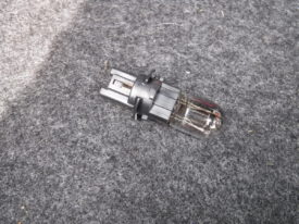 The socket with the blown bulb in it