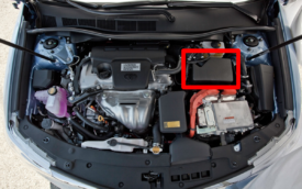 Air filter location - original photo from motortrend.com