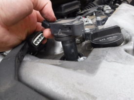 The coil pulls out