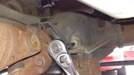 3/8" wrench on the fill plug