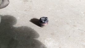 The fill plug has a magnet with crud on it