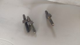 Studs came out with the nuts