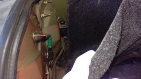 Pull back the liner and there is the switch