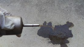 Fuel filter spewing gunk after removal