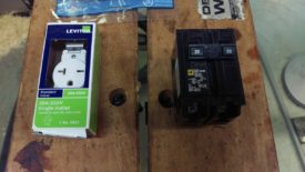 Outlet and breaker sized for circuit