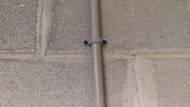 Same procedure with Tapcons as the outlet box