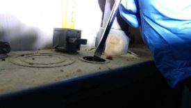 Opening a break-out connector