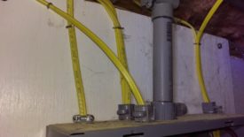 Wire run