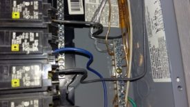 Attaching ground wire