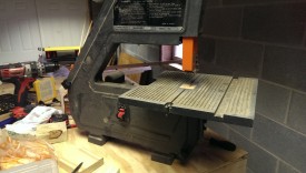 Homemade Band Saw Blade Guides, Insert, and Tires