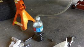 Bottle and hose