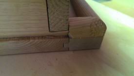 A little notch helped the groove look better