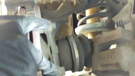 Two caliper bracket bolts