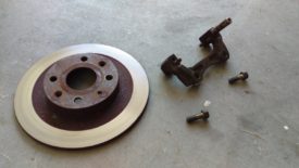 Rotor and bracket