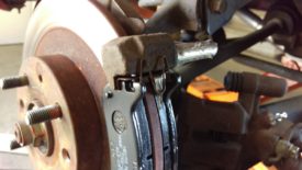 Grease the slider pins thoroughly