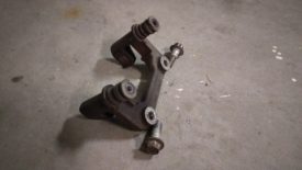 Pad bracket after removal