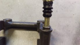 Liberal amount of grease on the new pins