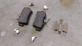 New pads (One side) with metal shims