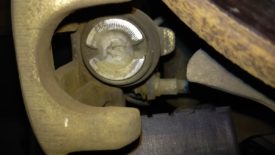 Need to spin in caliper using the two slots pictured