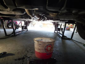 Drain the old coolant
