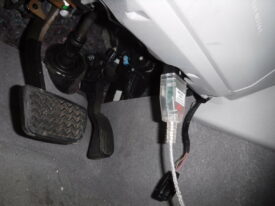 Plug in the TechStream cable to your vehicle's OBD port