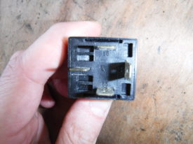 Labels on bottom of relay