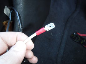 Final wire gets a spade connector