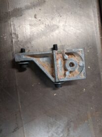 Bracket removed from saw
