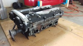 Sample cylinder head, already removed