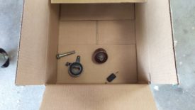 Pulleys removed