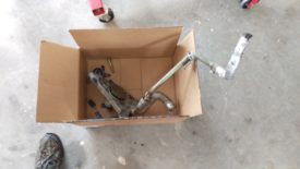Water pump removed