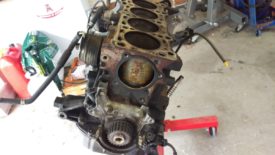 The timing gear should also be removed