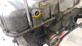 Undoing the first bolt