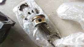 The piston after removal