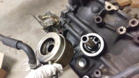 After removing the nut, it pulls off easily