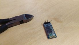 Use the smallest snips you have to separate the plastic