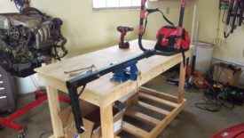 You can buy these cheap bike racks at Harbor Freight for about $40
