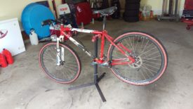 DIY Bike Stand from Harbor Freight Bike Rack