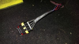 Larger heat shrink tubing wrapping wires