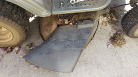 The grass deflector for my mower