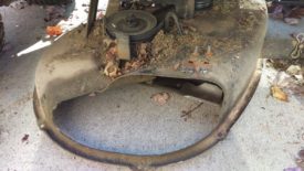 The deflector entirely removed