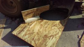 Left side ready to be screwed together