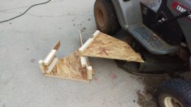 Step 1: Attach the top to the mower