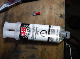Any two part epoxy will do the job